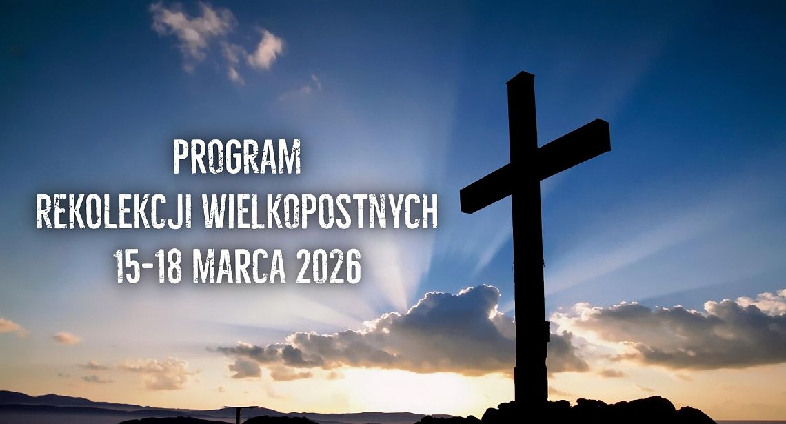 Program Rekolekcji Wielkopostnych 2026 grafika