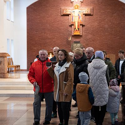 Droga Krzyżowa ulicami Parafii Św. Franciszka z Asyżu grafika