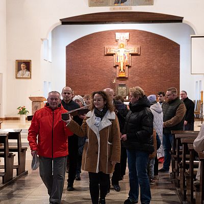 Droga Krzyżowa ulicami Parafii Św. Franciszka z Asyżu grafika