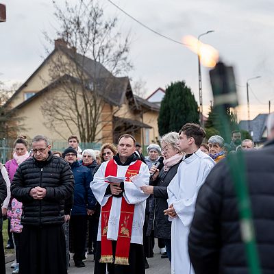 Droga Krzyżowa ulicami Parafii Św. Franciszka z Asyżu grafika