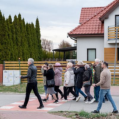 Droga Krzyżowa ulicami Parafii Św. Franciszka z Asyżu grafika