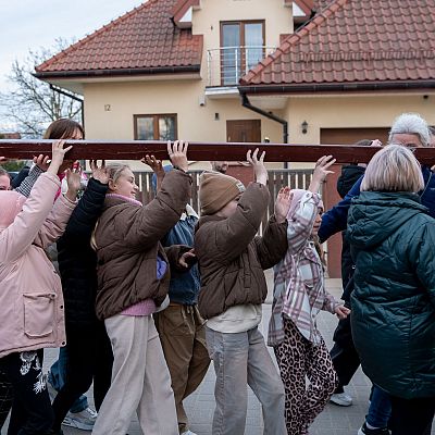 Droga Krzyżowa ulicami Parafii Św. Franciszka z Asyżu grafika