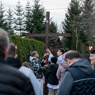 Droga Krzyżowa ulicami Parafii Św. Franciszka z Asyżu grafika