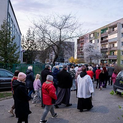 Droga Krzyżowa ulicami Parafii Św. Franciszka z Asyżu grafika