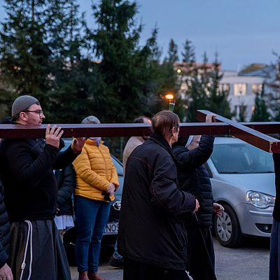 Droga Krzyżowa ulicami Parafii Św. Franciszka z Asyżu grafika