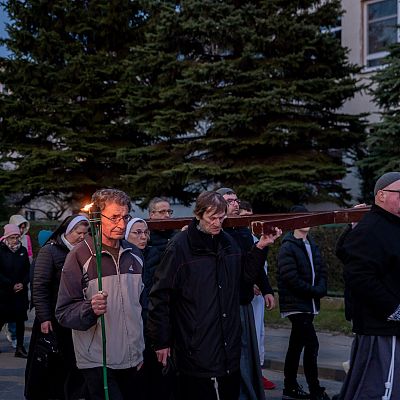 Droga Krzyżowa ulicami Parafii Św. Franciszka z Asyżu grafika