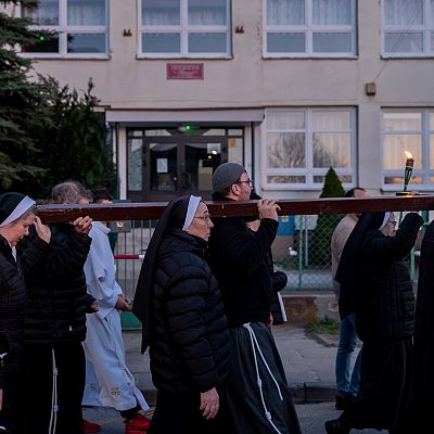 Droga Krzyżowa ulicami Parafii Św. Franciszka z Asyżu grafika