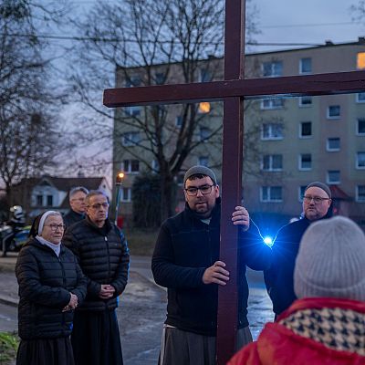 Droga Krzyżowa ulicami Parafii Św. Franciszka z Asyżu grafika