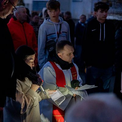 Droga Krzyżowa ulicami Parafii Św. Franciszka z Asyżu grafika