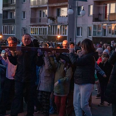 Droga Krzyżowa ulicami Parafii Św. Franciszka z Asyżu grafika