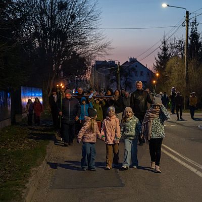 Droga Krzyżowa ulicami Parafii Św. Franciszka z Asyżu grafika
