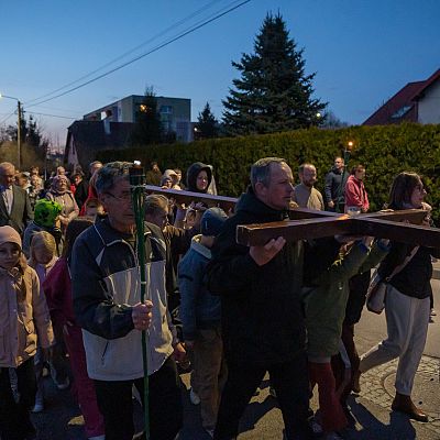 Droga Krzyżowa ulicami Parafii Św. Franciszka z Asyżu grafika