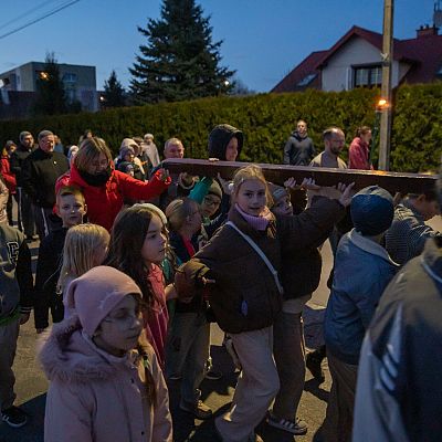Droga Krzyżowa ulicami Parafii Św. Franciszka z Asyżu grafika
