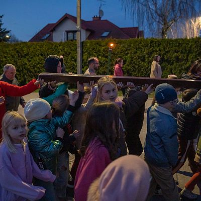 Droga Krzyżowa ulicami Parafii Św. Franciszka z Asyżu grafika