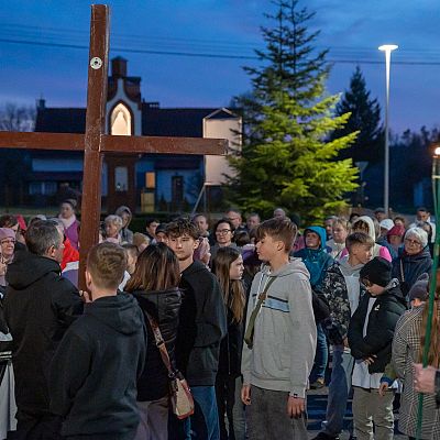 Droga Krzyżowa ulicami Parafii Św. Franciszka z Asyżu grafika