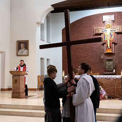 Droga Krzyżowa ulicami Parafii Św. Franciszka z Asyżu grafika