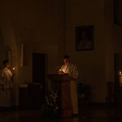 Nabożeństwo Transitus 2025 grafika