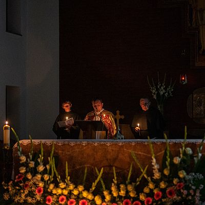 Nabożeństwo Transitus 2025 grafika