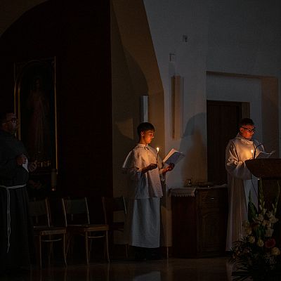 Nabożeństwo Transitus 2025 grafika