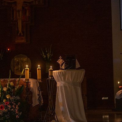 Nabożeństwo Transitus 2025 grafika