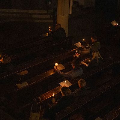 Nabożeństwo Transitus 2025 grafika