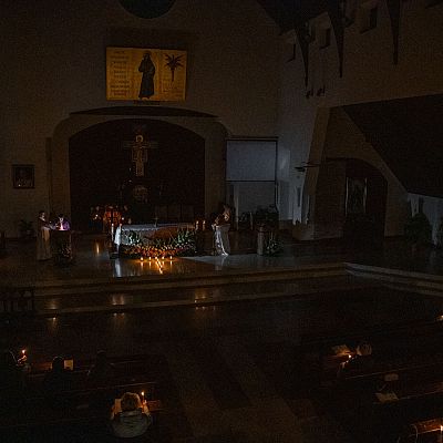 Nabożeństwo Transitus 2025 grafika