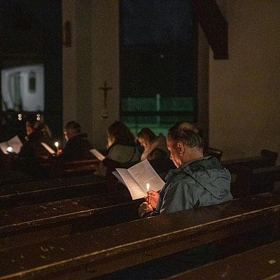 Nabożeństwo Transitus 2025 grafika