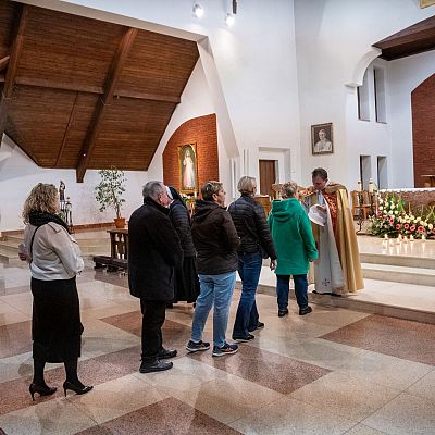 Nabożeństwo Transitus 2025 grafika