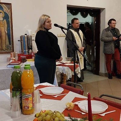 Wigilia dla osób samotnych i potrzebujących grafika