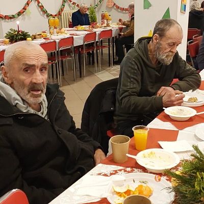 Wigilia dla osób samotnych i potrzebujących grafika