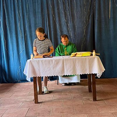 Wyjazd wspólnoty Wiara-Światło grafika